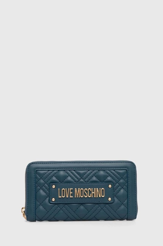 Love Moschino portofel imitatie de piele turcoaz JC5600PP1L
