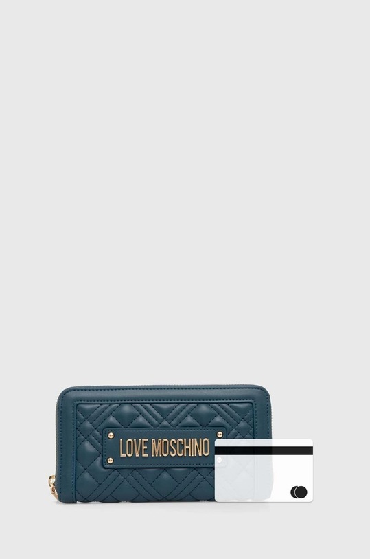 Love Moschino portofel JC5600PP1L turcoaz