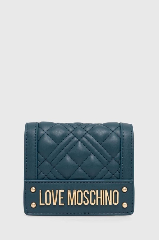Love Moschino portofel imitatie de piele turcoaz JC5601PP1L
