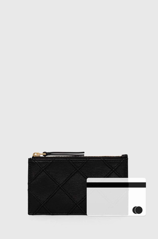 Kožená peněženka Tory Burch Fleming Soft Zip černá 152602.001