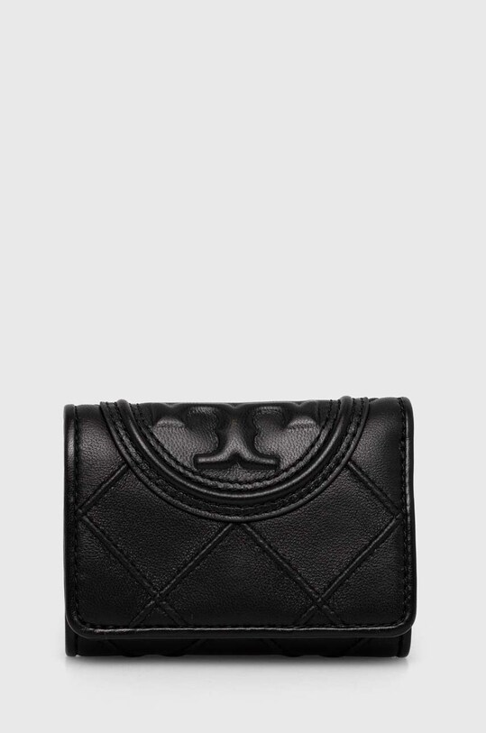 Tory Burch portofel de piele Fleming Soft Small piele negru 156558.001