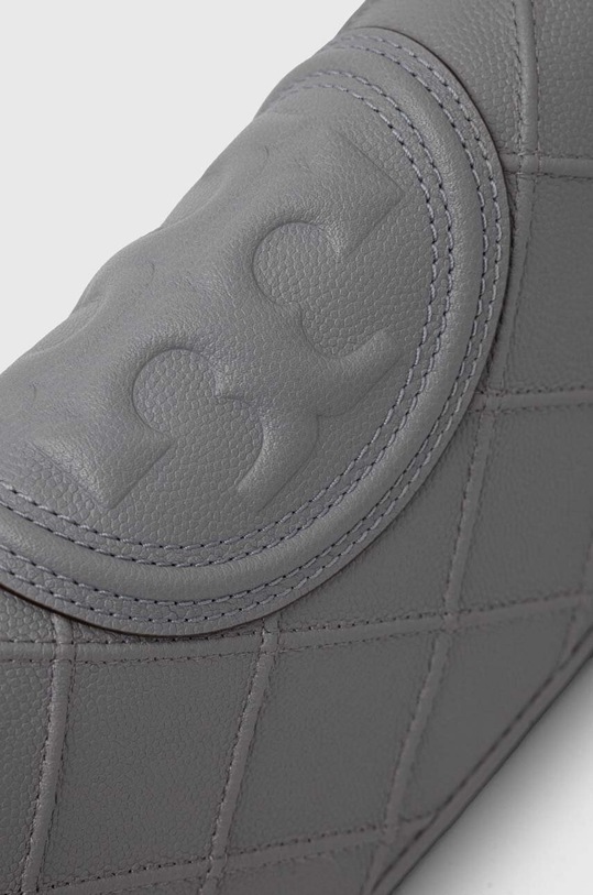 Kožená kabelka Tory Burch Fleming Soft šedá 158604.400