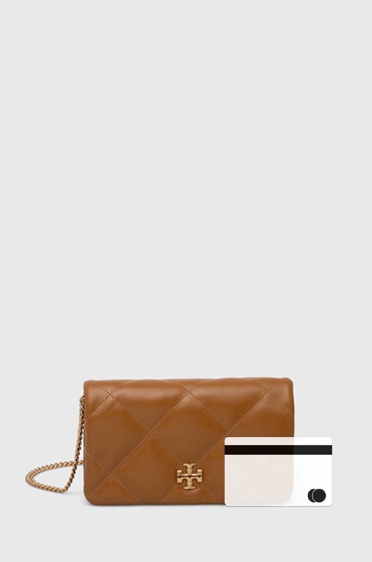 Kožená kabelka Tory Burch Kira Diamond Quilt 158624.202