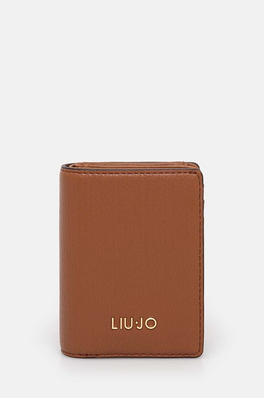 Liu Jo portfel imitacja skóry licowej beżowy AF4025.E0037