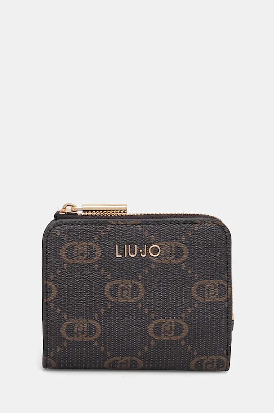Πορτοφόλι Liu Jo απομίμηση λείου δέρματος καφέ AF4271.E0668