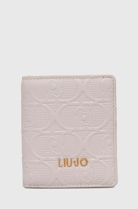 Liu Jo portfel imitacja skóry licowej beżowy AF4282.E0538