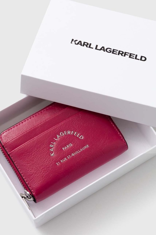 Karl Lagerfeld portfel różowy 245W3234