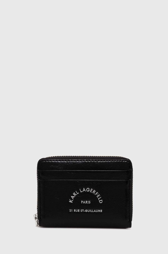 Karl Lagerfeld portfel drobny wzór czarny 245W3234