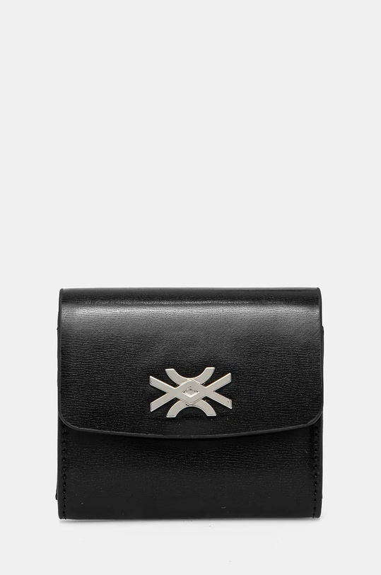 Peněženka United Colors of Benetton imitace kůže černá 6WYYDY05Q