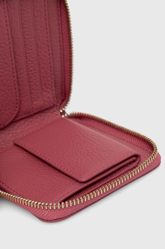 Accesorii Coccinelle portofel de piele METALLIC SOFT E2.MW5.11.E2.01 roz