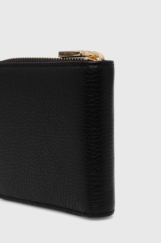 Coccinelle portofel de piele METALLIC SOFT E2.MW5.11.E2.01 negru AW24