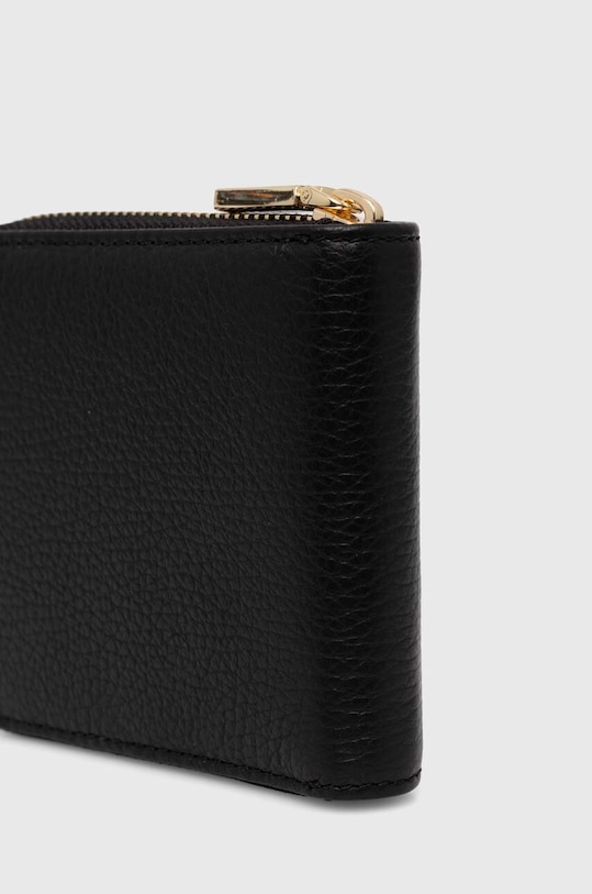 Coccinelle portofel de piele METALLIC SOFT E2.MW5.11.E2.01 negru AW24