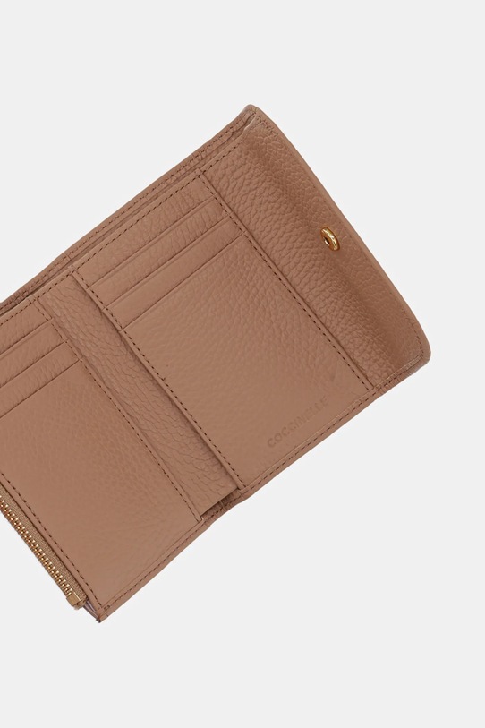 Accesorii Coccinelle portofel de piele COCCINELLEDEW E2.QTF.11.F0.01 bej
