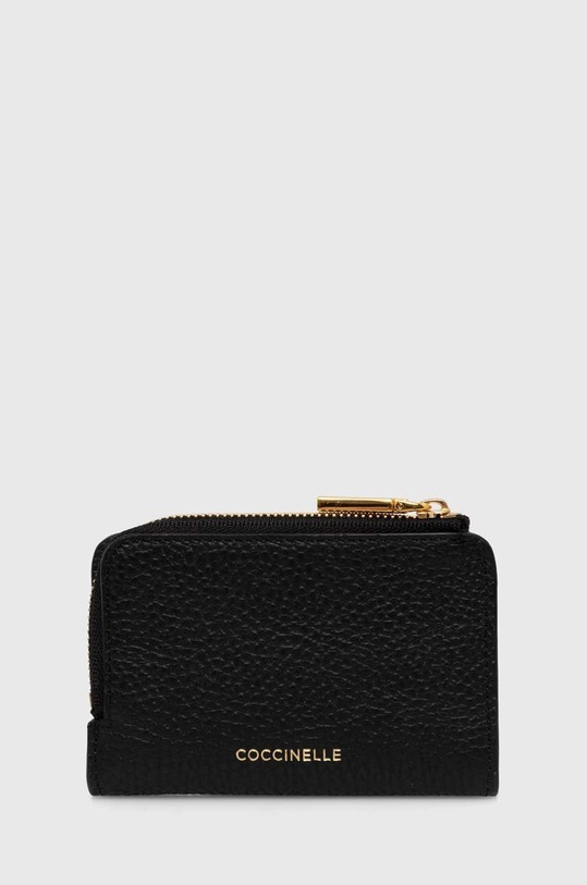 Kožená peněženka Coccinelle COCCINELLEKELSEY E2.RBP.17.01.01 černá AW24