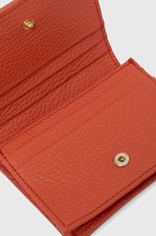 Accesorii Coccinelle portofel de piele COCCINELLEKELSEY E2.RBP.17.21.01 portocaliu