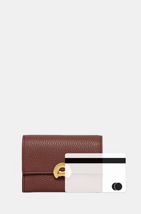 Coccinelle portofel de piele COCCINELLEBINXIE E2.P7P.11.F0.21 roz