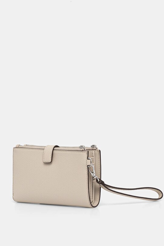 Кожен портфейл MICHAEL Michael Kors 32T7SAFW4L бежов SS25