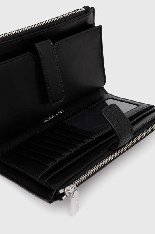 Accesorii MICHAEL Michael Kors portofel de piele 32T7SAFW4L negru