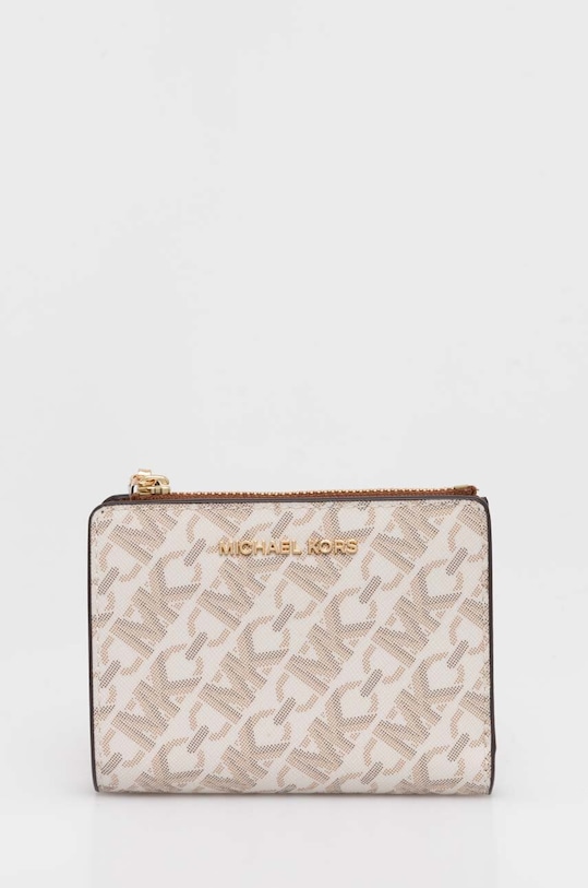 MICHAEL Michael Kors portfel syntetyczny beżowy 32S4G8ED7V