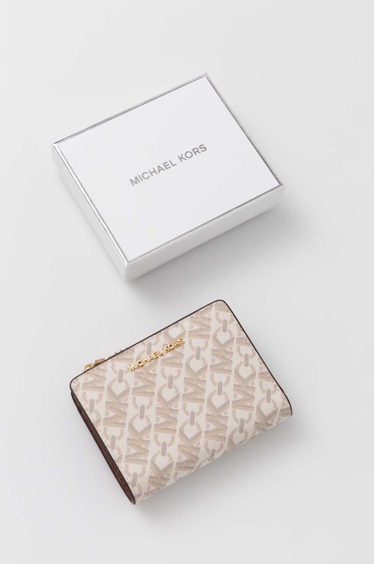 MICHAEL Michael Kors portfel beżowy 32S4G8ED7V