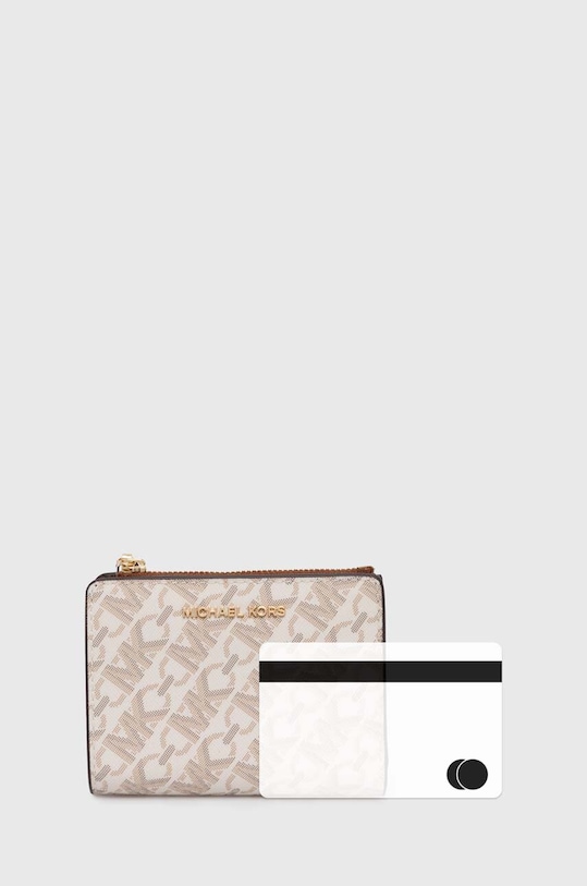 MICHAEL Michael Kors portfel 32S4G8ED7V beżowy