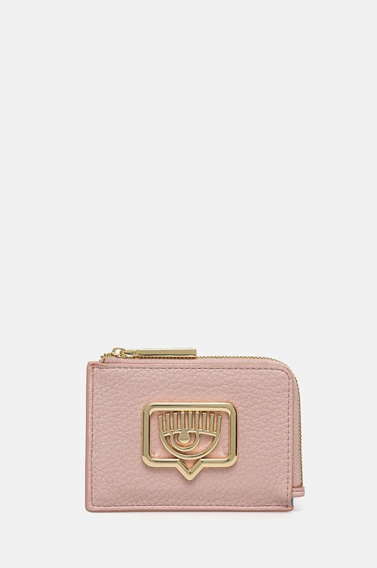 Chiara Ferragni portafoglio finta pelle fiore rosa 77SB5PB2