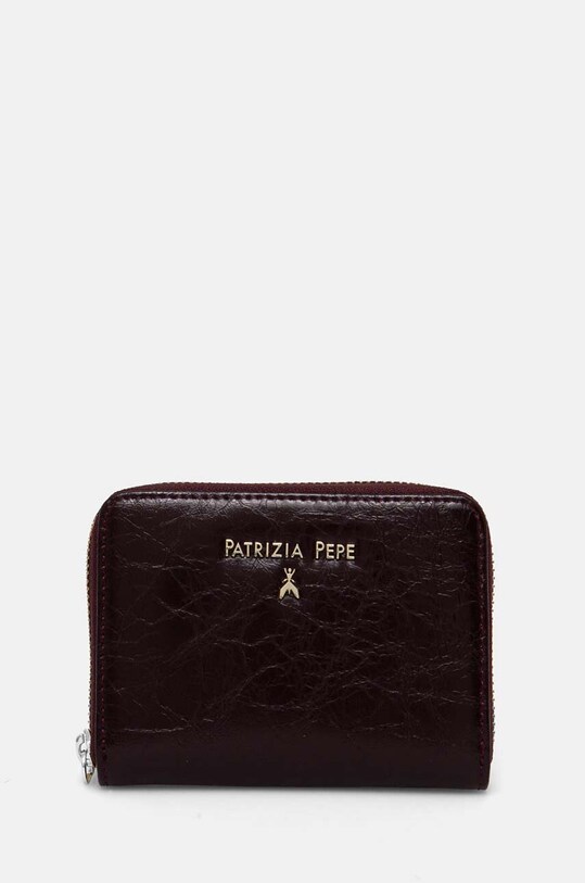 Patrizia Pepe portofel de piele piele burgundia 2Q8512.L131