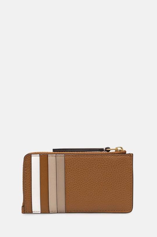 Tory Burch carcasa din piele Robinson Pebbled 146012.202 maro AW24