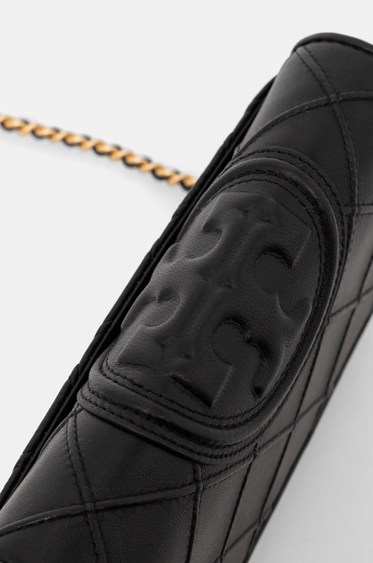 Tory Burch poseta de piele Fleming negru 138853.001