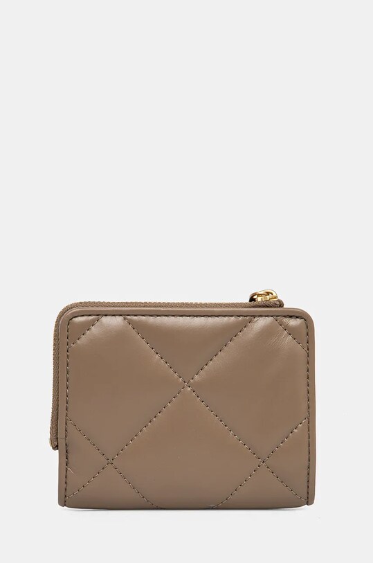 Шкіряний гаманець Tory Burch Kira Diamond 154990.250 коричневий AW24