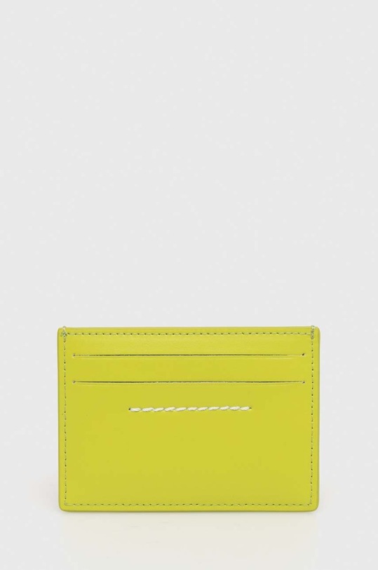 MM6 Maison Margiela carcasa din piele SA5UI0013.P6189 verde AW24