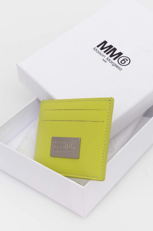 Accesorii MM6 Maison Margiela carcasa din piele SA5UI0013.P6189 verde
