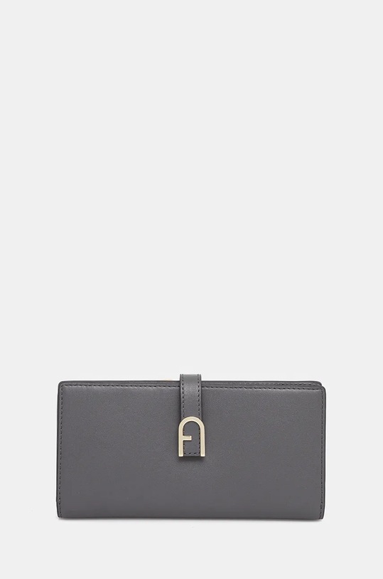 Δερμάτινο πορτοφόλι Furla λείο δέρμα γκρί WP00402.BX2045.2269S
