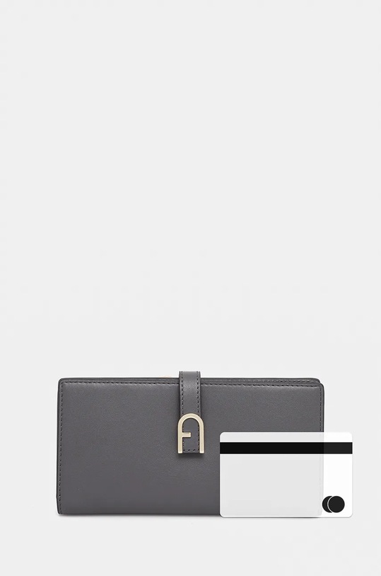 Δερμάτινο πορτοφόλι Furla WP00402.BX2045.2269S γκρί