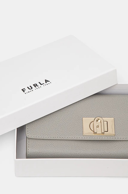 Furla portofel de piele gri PCV0ACO.ARE000.3291S