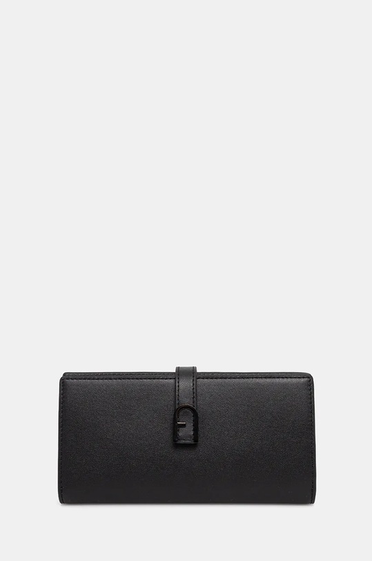 Кожен портфейл Furla гладка кожа черен WP00402.BX2045.O6000