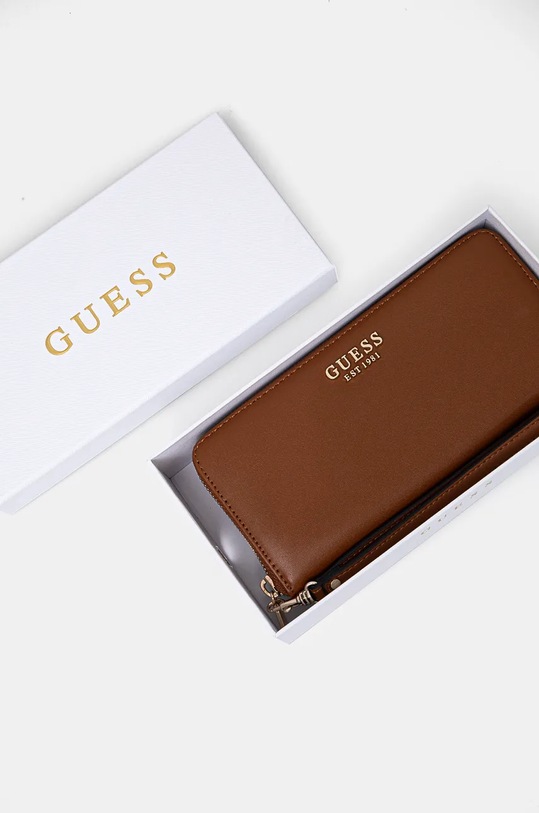 Peňaženka Guess LAUREL hnedá SWVC85.00146