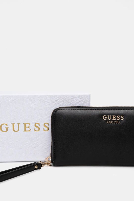 Guess portfel LAUREL czarny SWVC85.00146