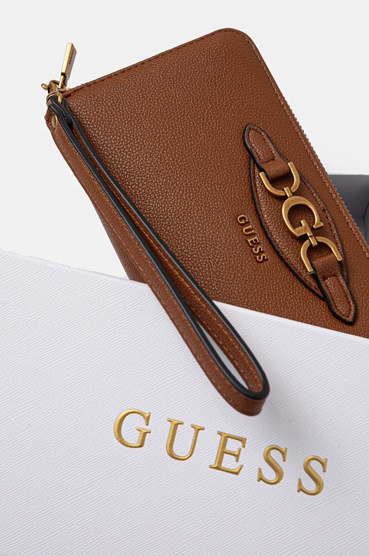 Πορτοφόλι Guess MALVA καφέ SWBB94.94146