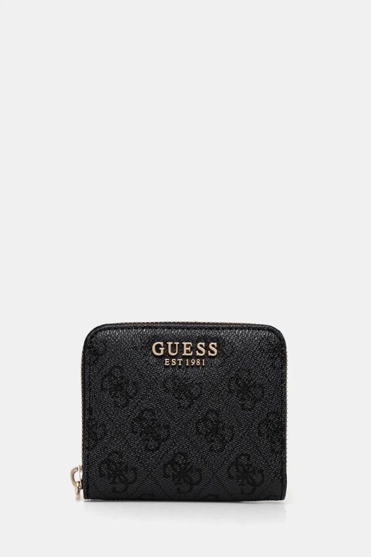 Peňaženka Guess LAUREL vzorovaný čierna SWSG85.00137