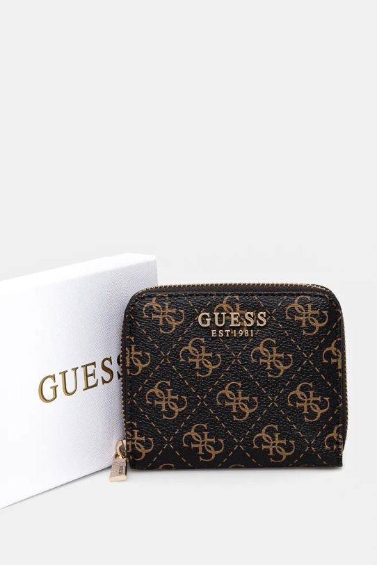 Guess portfel LAUREL brązowy SWQE85.00137