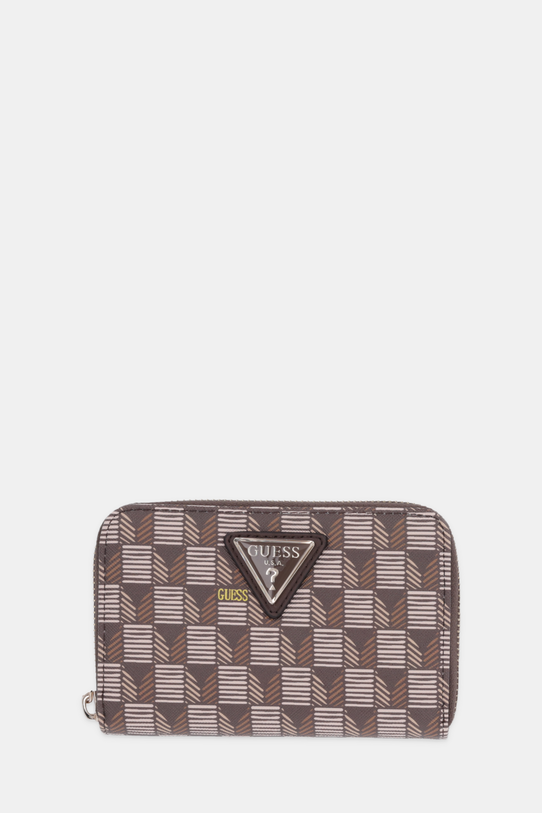 Гаманець Guess імітація лицьової шкіри коричневий SWJT93.44140