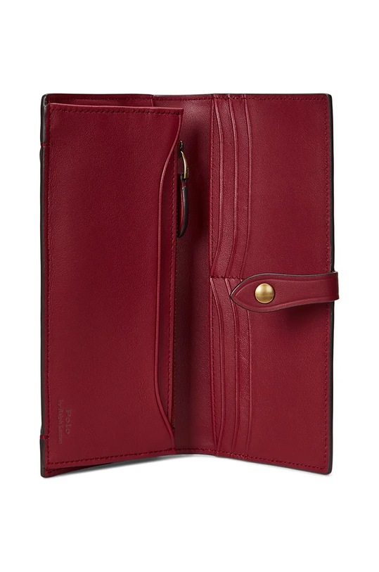 Akcesoria Polo Ralph Lauren portfel skórzany 427952661 czerwony