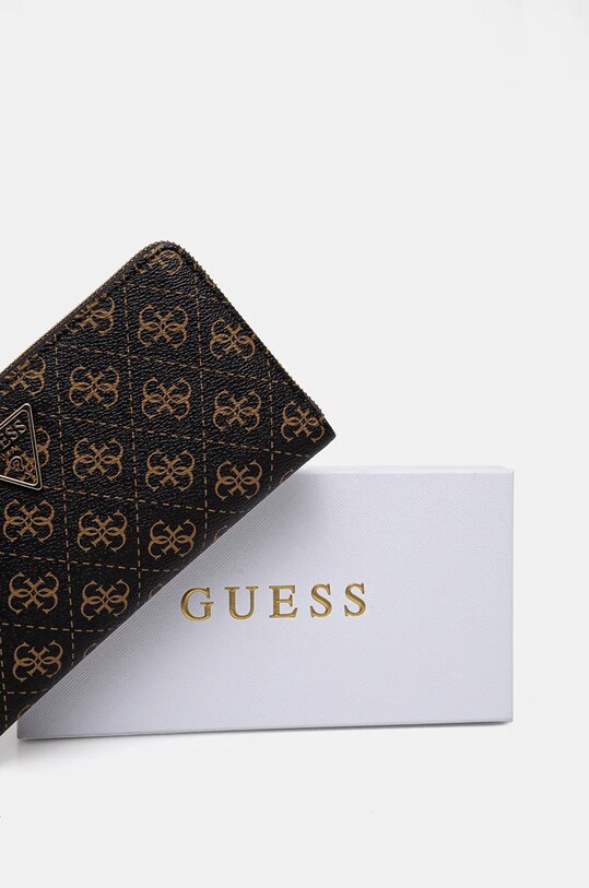 Guess portfel LAUREL brązowy SWQE85.00163