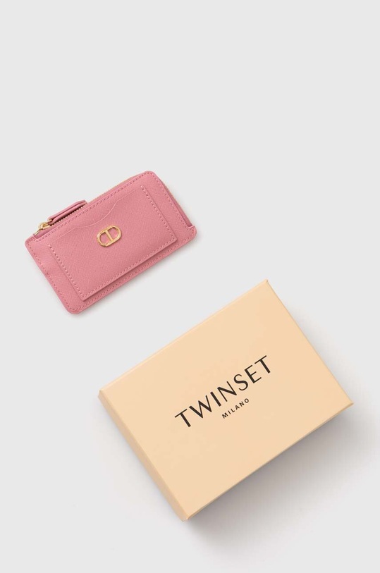 Akcesoria Twinset etui na karty 242TH7030 różowy