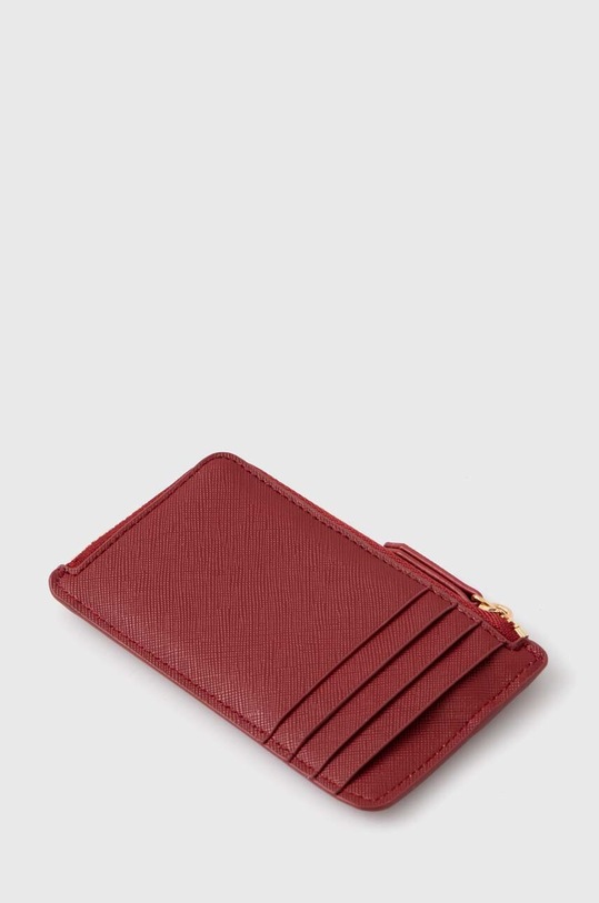 Θήκη για κάρτες Twinset 242TH7030 μπορντό AW24