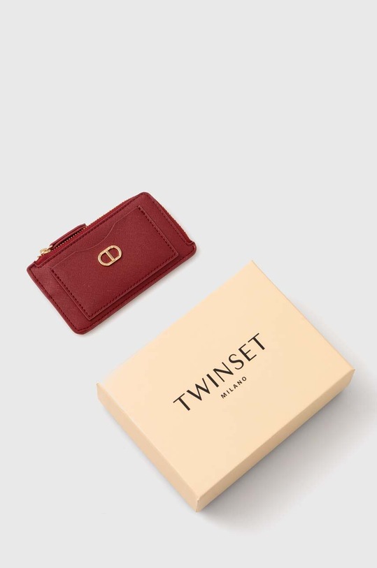 Αξεσουάρ Θήκη για κάρτες Twinset 242TH7030 μπορντό