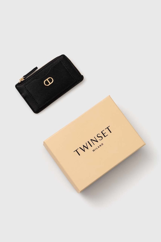 Akcesoria Twinset etui na karty 242TH7030 czarny