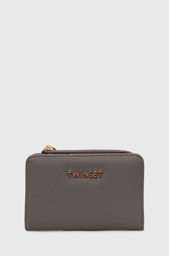 Twinset portfel imitacja skóry licowej szary 242TB7047