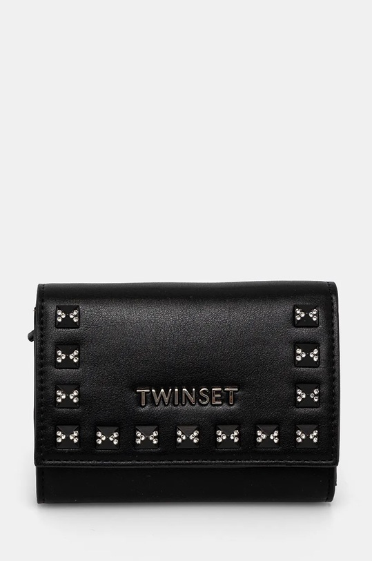 Twinset portofel imitatie de piele negru 242TB7296